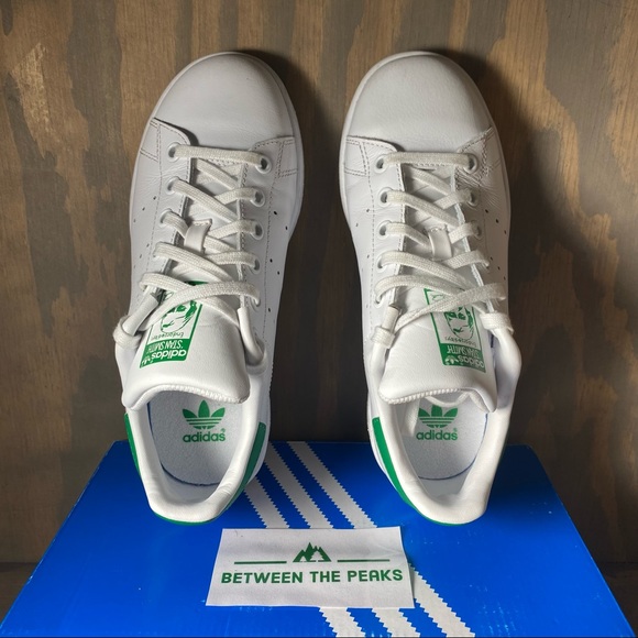 Adidas Stan Smith J White Sneakers 3.5 - Picture 11 of 13